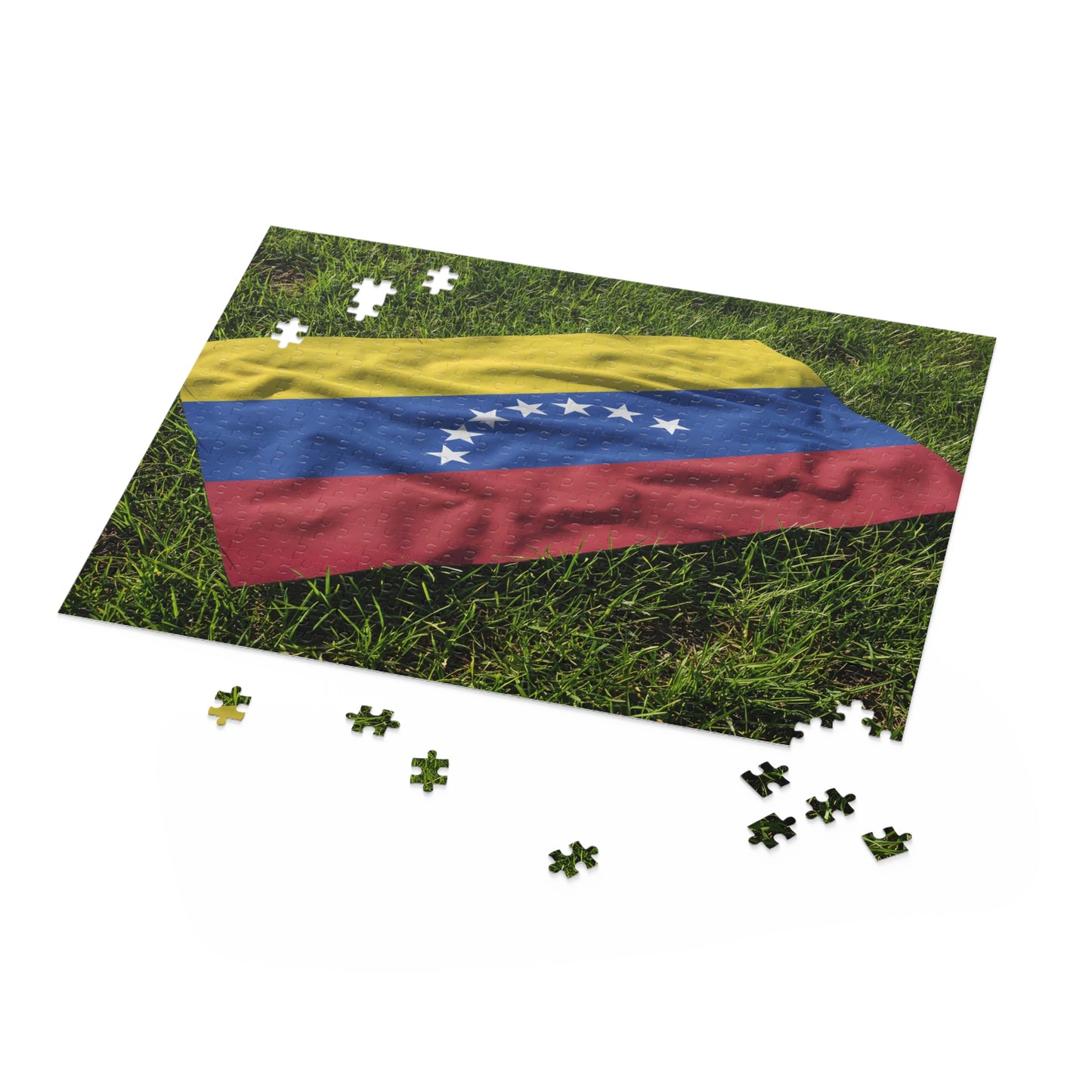 🧩 Rompecabezas Bandera de Venezuela | Puzzle "Seremos Libres" (120, 252 o 500 Piezas)