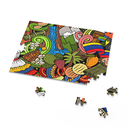 Puzzle Artístico de Venezuela | Rompecabezas Cultural Venezolano de 120, 252 y 500 Piezas