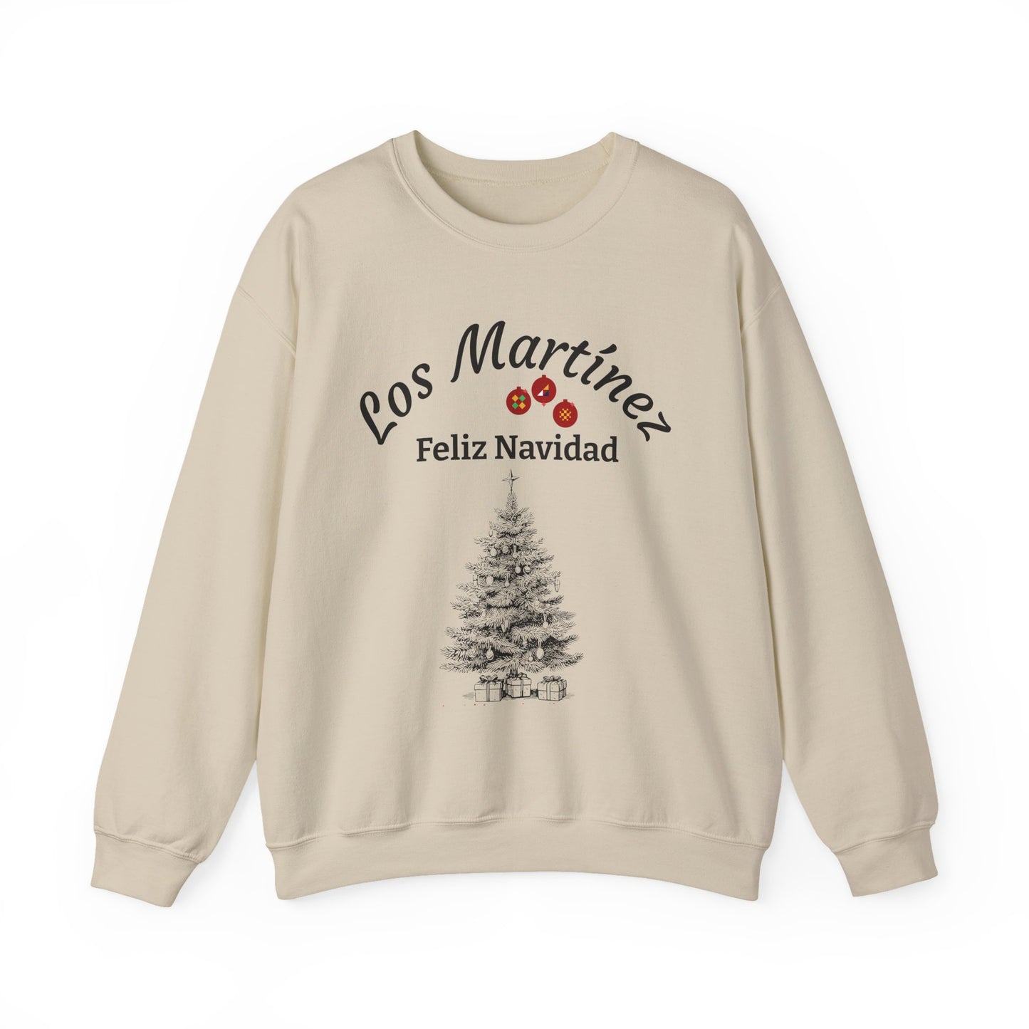 Sudadera Navideña Personalizada — Con tu mensaje y nombre