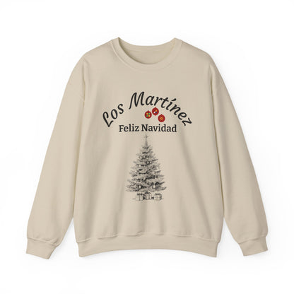 Sudadera Navideña Personalizada — Con tu mensaje y nombre