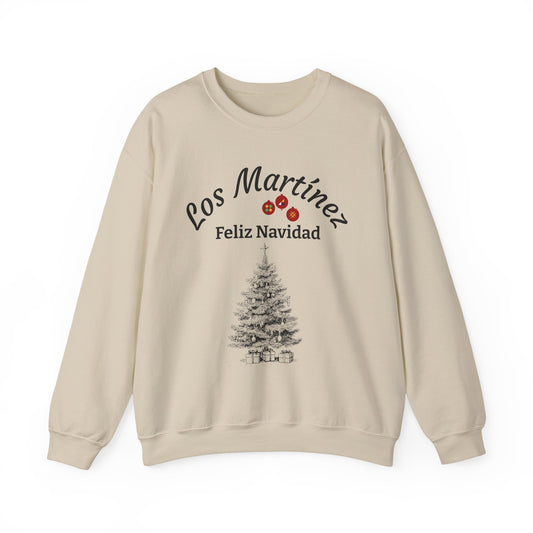 Sudadera Navideña Personalizada — Con tu mensaje y nombre