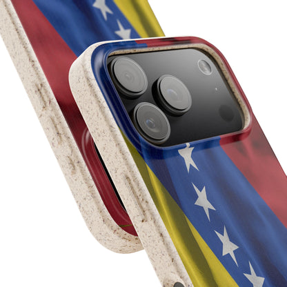 Funda Biodegradable | Bandera de Venezuela – 7 Estrellas | iPhone y Samsung