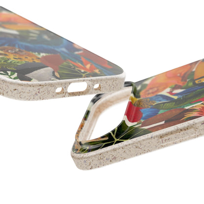 Funda Biodegradable | Pintura Aves de la Amazonía | iPhone y Samsung
