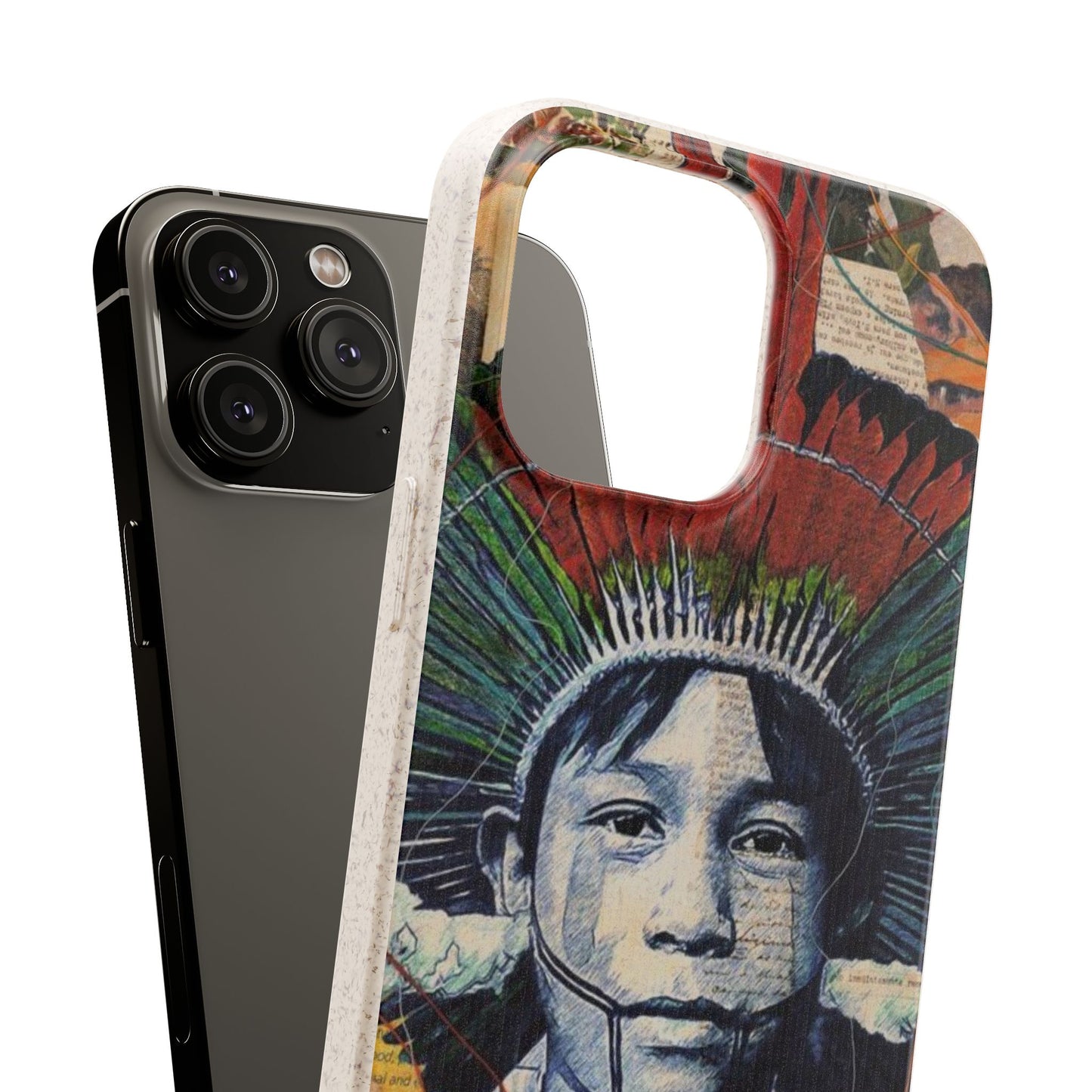 Fundas Biodegradables – collage de la Amazonía | Funda Ecológica para iPhone y Samsung
