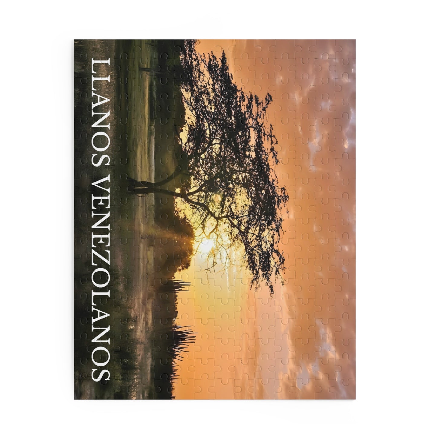 Rompecabezas Atardecer en los Llanos Venezolanos | Paisaje Natural de Venezuela (120, 252 o 500 Piezas)