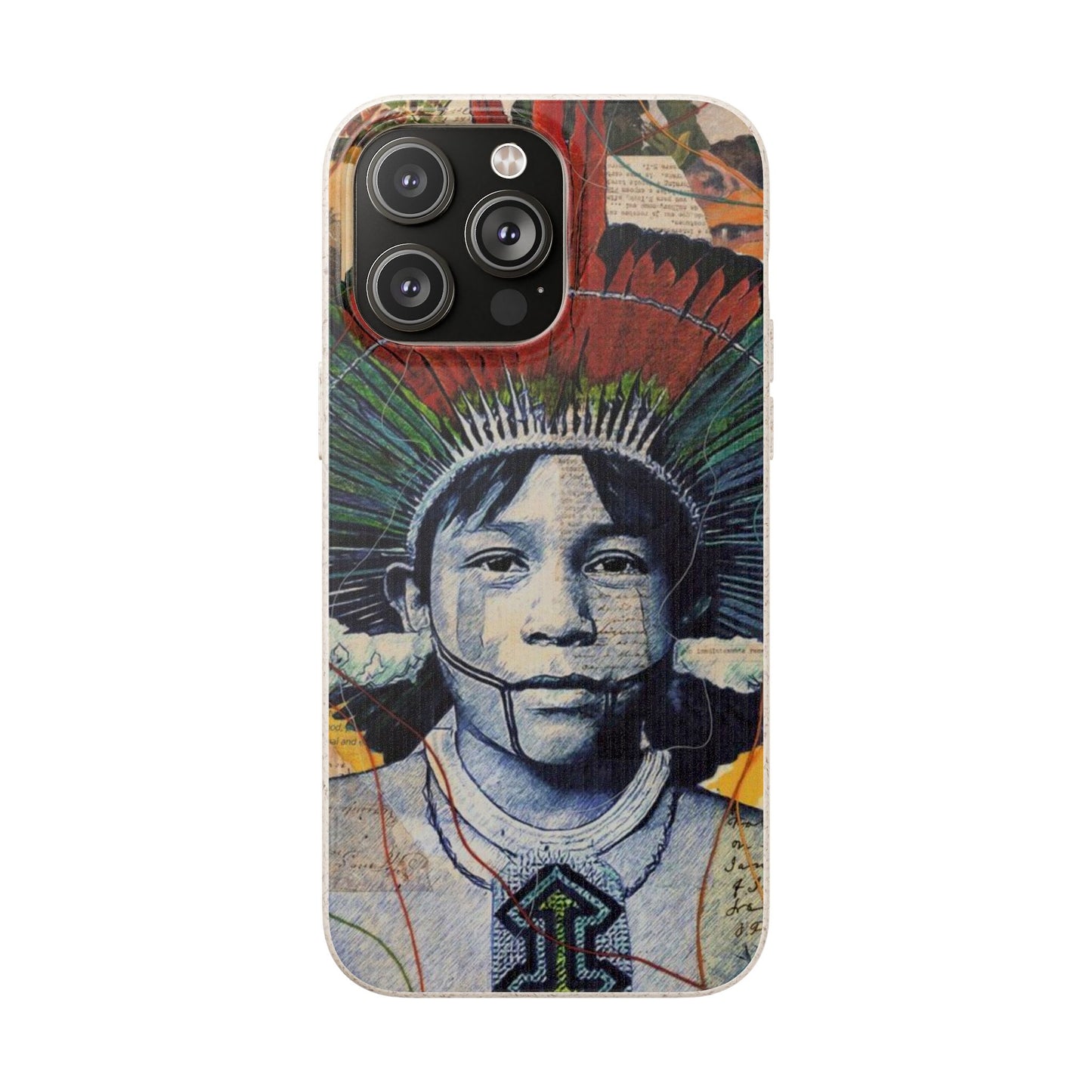 Fundas Biodegradables – collage de la Amazonía | Funda Ecológica para iPhone y Samsung