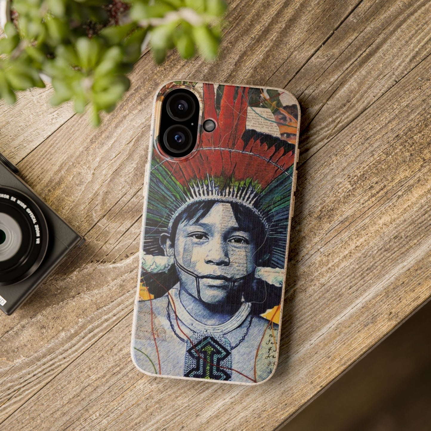 Fundas Biodegradables – collage de la Amazonía | Funda Ecológica para iPhone y Samsung