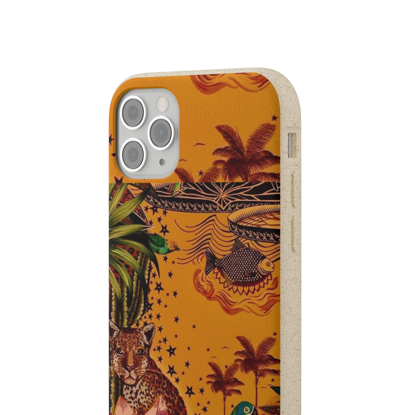 🌿 Fundas Biodegradables – Pintura de la Amazonía | Funda Ecológica para iPhone y Samsung