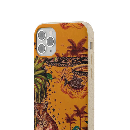 🌿 Fundas Biodegradables – Pintura de la Amazonía | Funda Ecológica para iPhone y Samsung