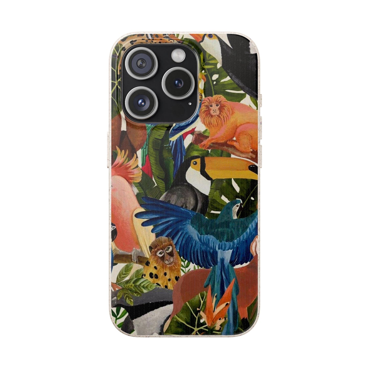 Funda Biodegradable | Pintura Aves de la Amazonía | iPhone y Samsung