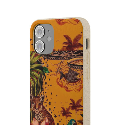 🌿 Fundas Biodegradables – Pintura de la Amazonía | Funda Ecológica para iPhone y Samsung