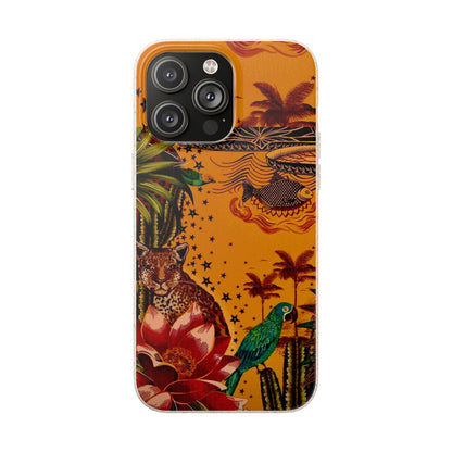 🌿 Fundas Biodegradables – Pintura de la Amazonía | Funda Ecológica para iPhone y Samsung