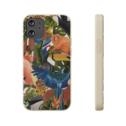 Funda Biodegradable | Pintura Aves de la Amazonía | iPhone y Samsung