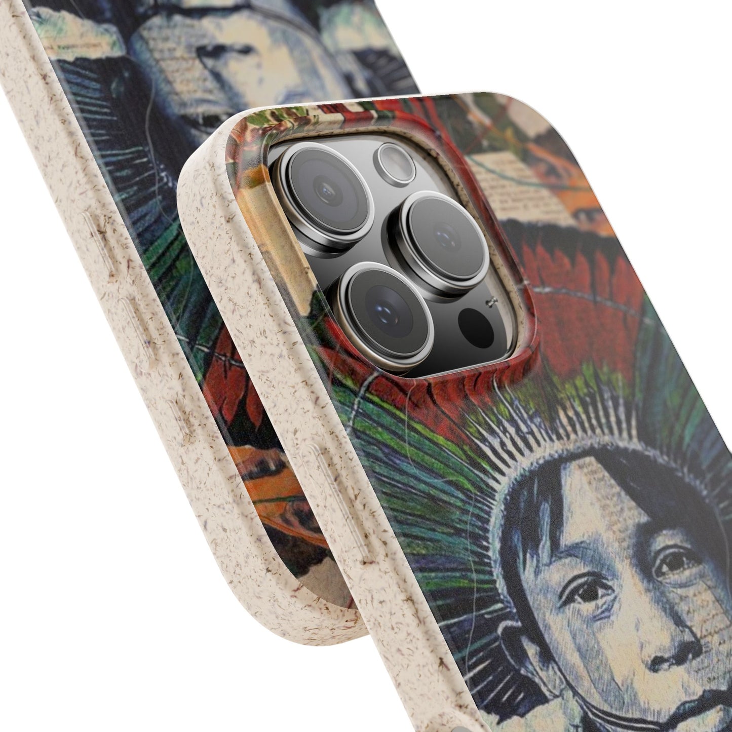 Fundas Biodegradables – collage de la Amazonía | Funda Ecológica para iPhone y Samsung