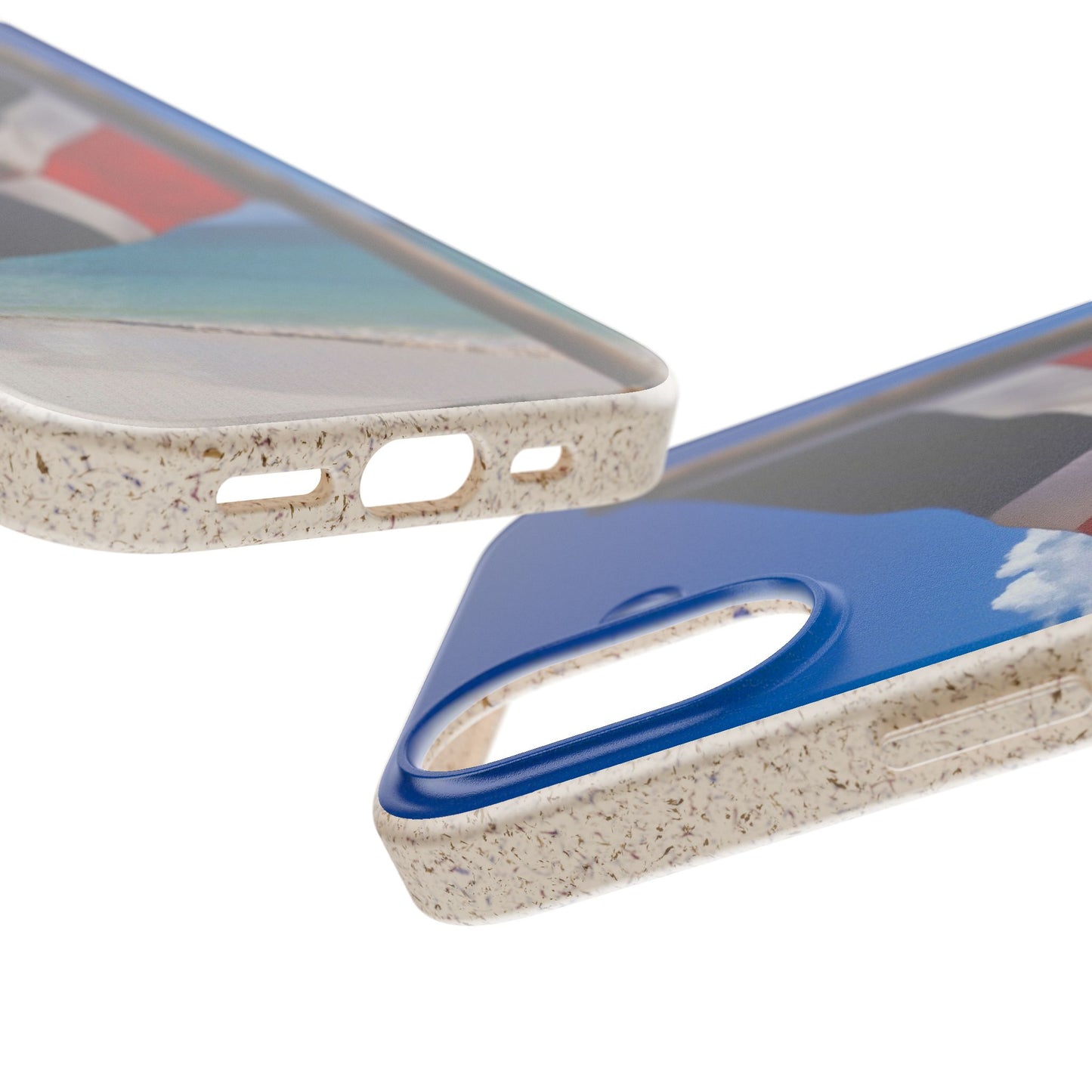 Funda Biodegradable | Bandera de RD en la Playa 🇩🇴 | iPhone y Samsung