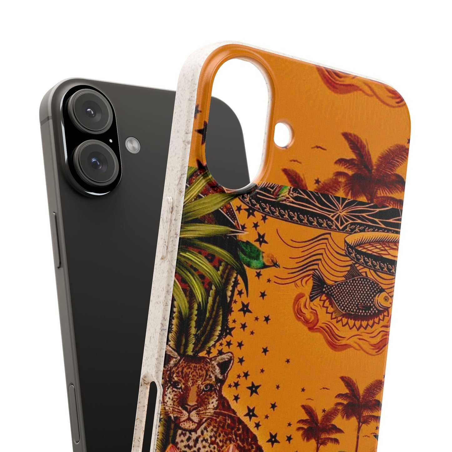 🌿 Fundas Biodegradables – Pintura de la Amazonía | Funda Ecológica para iPhone y Samsung