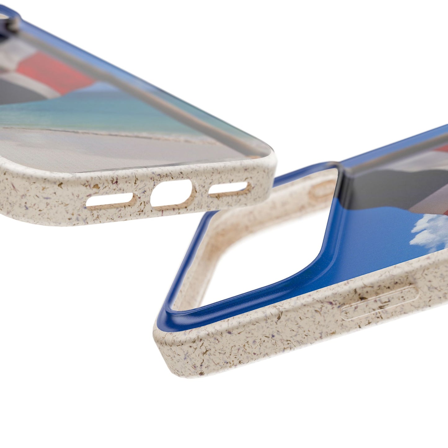 Funda Biodegradable | Bandera de RD en la Playa 🇩🇴 | iPhone y Samsung