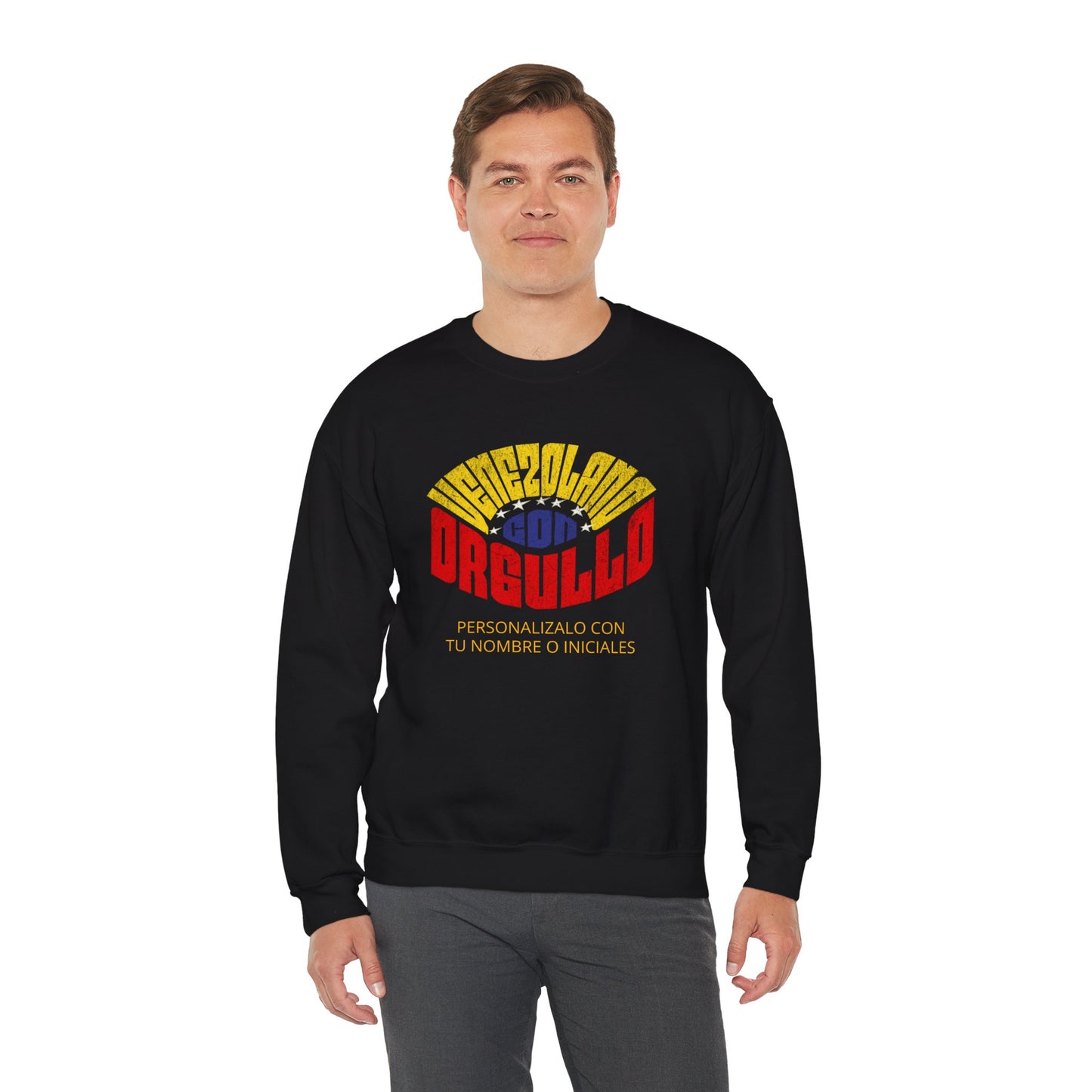 Sudadera Venezolano con Orgullo – Personalizable con tu Nombre o Iniciales