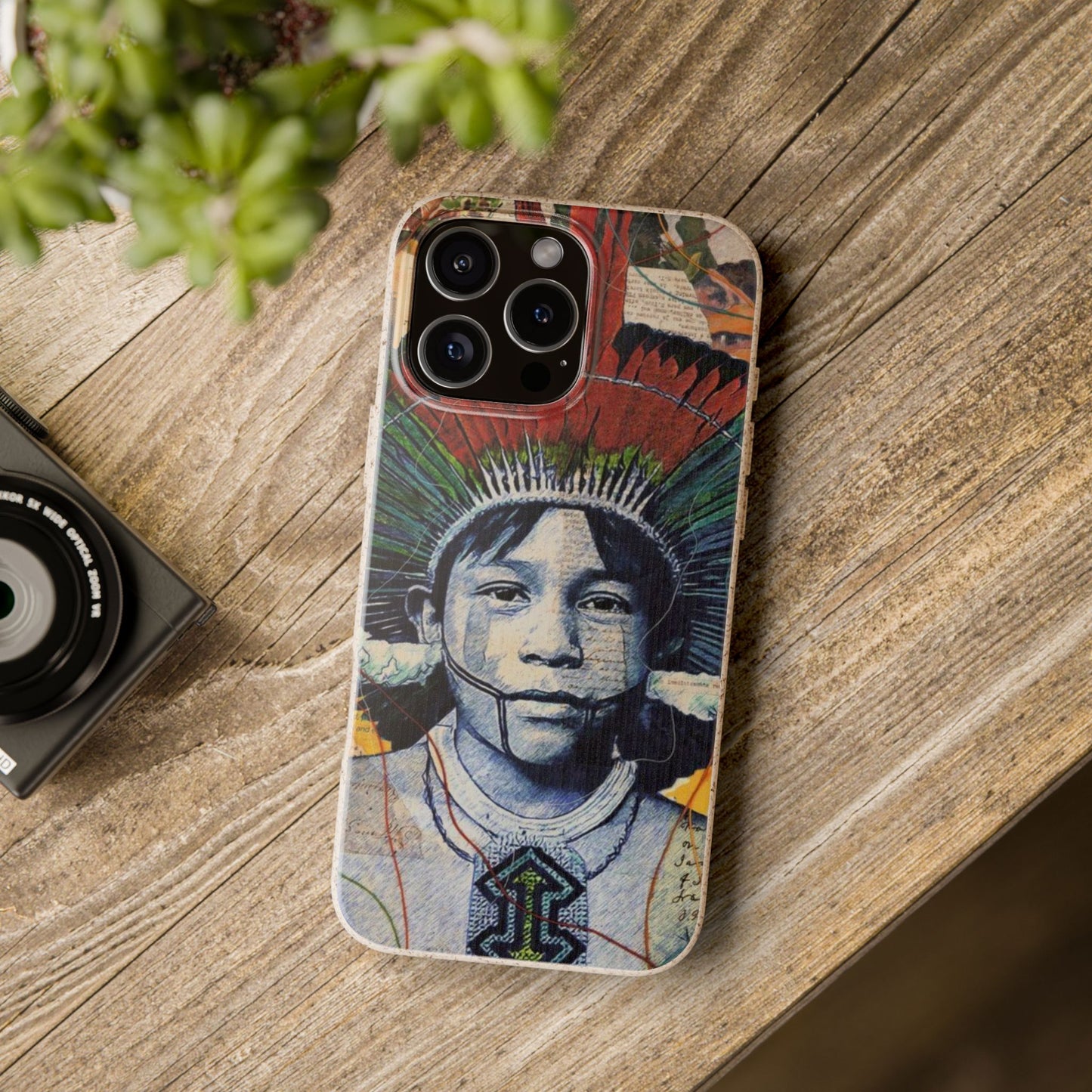 Fundas Biodegradables – collage de la Amazonía | Funda Ecológica para iPhone y Samsung