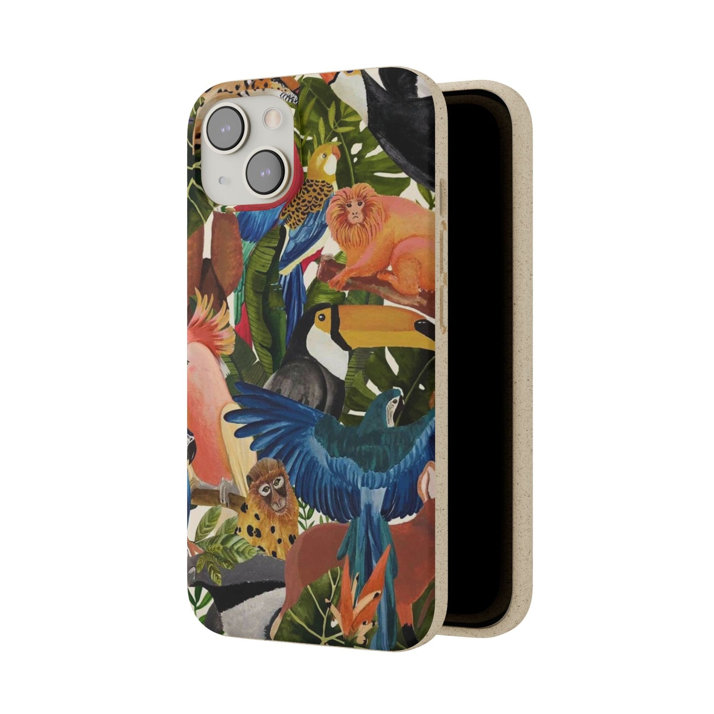 Funda Biodegradable | Pintura Aves de la Amazonía | iPhone y Samsung
