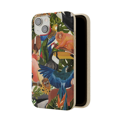 Funda Biodegradable | Pintura Aves de la Amazonía | iPhone y Samsung