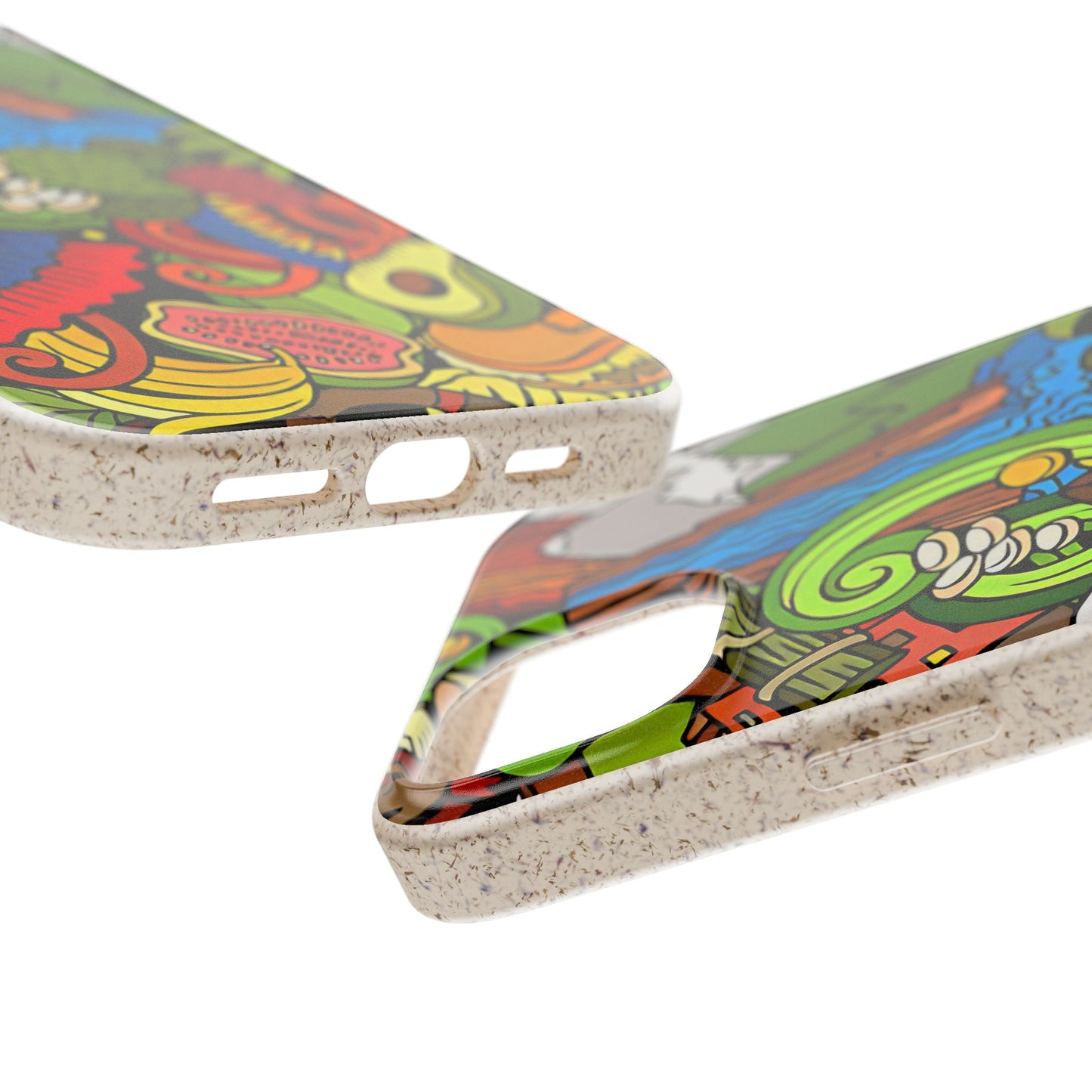 Funda Biodegradable | Dibujo Doodle cosas típicas de Venezuela | iPhone y Samsung