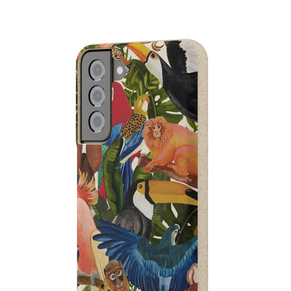 Funda Biodegradable | Pintura Aves de la Amazonía | iPhone y Samsung
