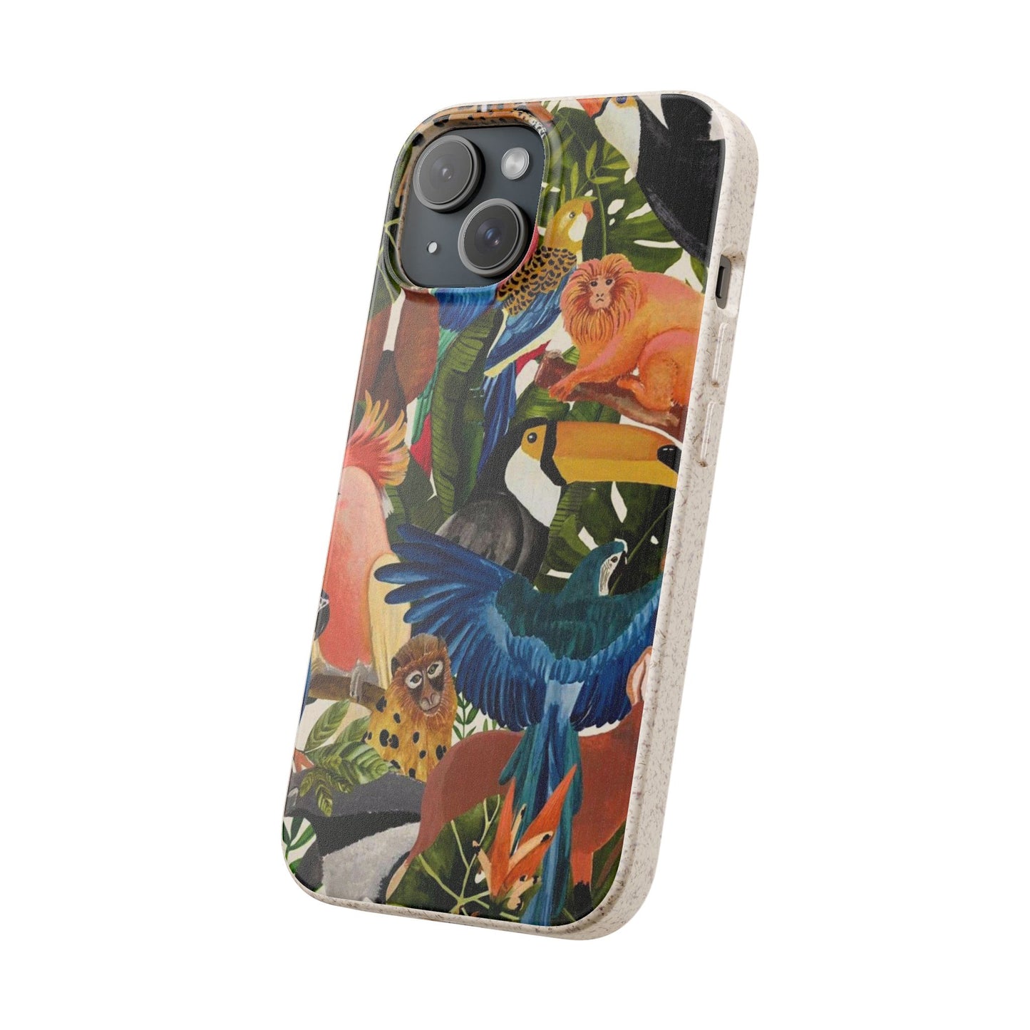 Funda Biodegradable | Pintura Aves de la Amazonía | iPhone y Samsung