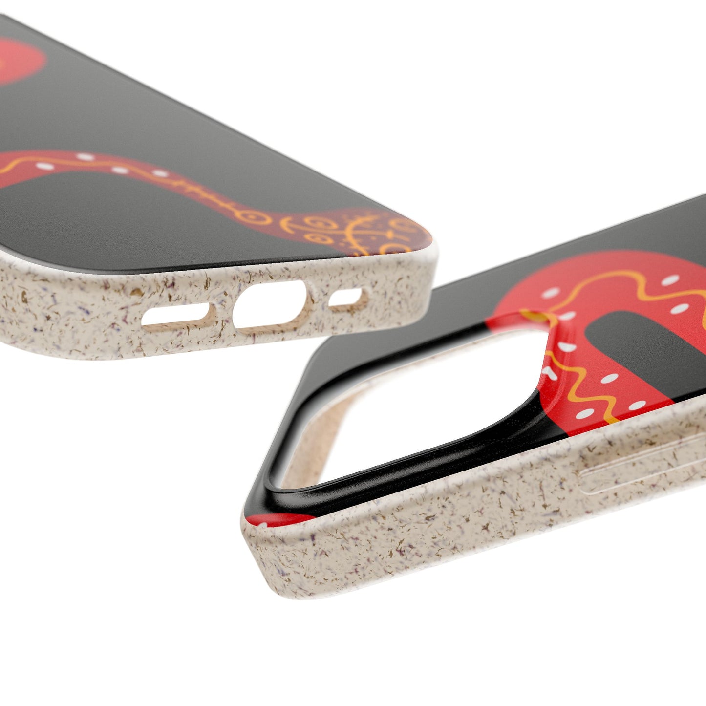 Funda de móvil biodegradable - Wiyu - "La serpiente emplumada" – Serie Amazonía
