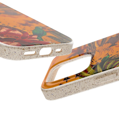 🌿 Fundas Biodegradables – Pintura de la Amazonía | Funda Ecológica para iPhone y Samsung