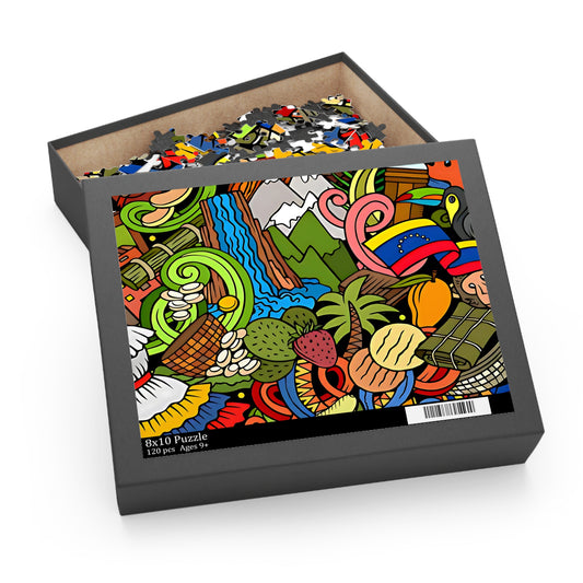 Puzzle Artístico de Venezuela | Rompecabezas Cultural Venezolano de 120, 252 y 500 Piezas