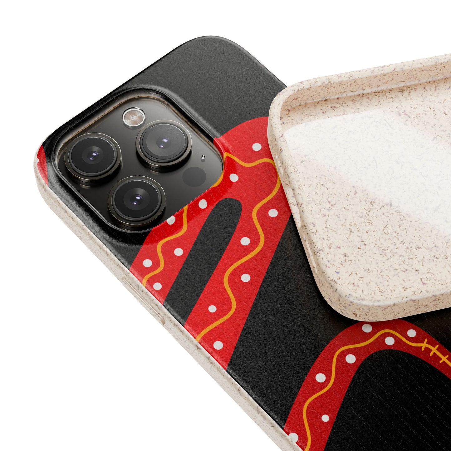 Funda de móvil biodegradable - Wiyu - "La serpiente emplumada" – Serie Amazonía