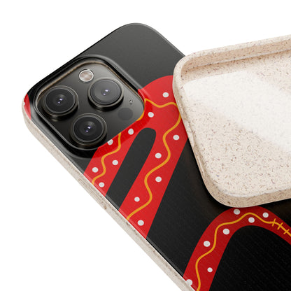 Funda de móvil biodegradable - Wiyu - "La serpiente emplumada" – Serie Amazonía