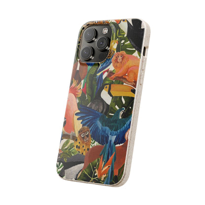 Funda Biodegradable | Pintura Aves de la Amazonía | iPhone y Samsung