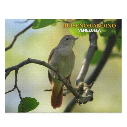 Rompecabezas Ruiseñor Andino | Puzzle de Aves y Naturaleza en Venezuela (120, 252 o 500 Piezas)