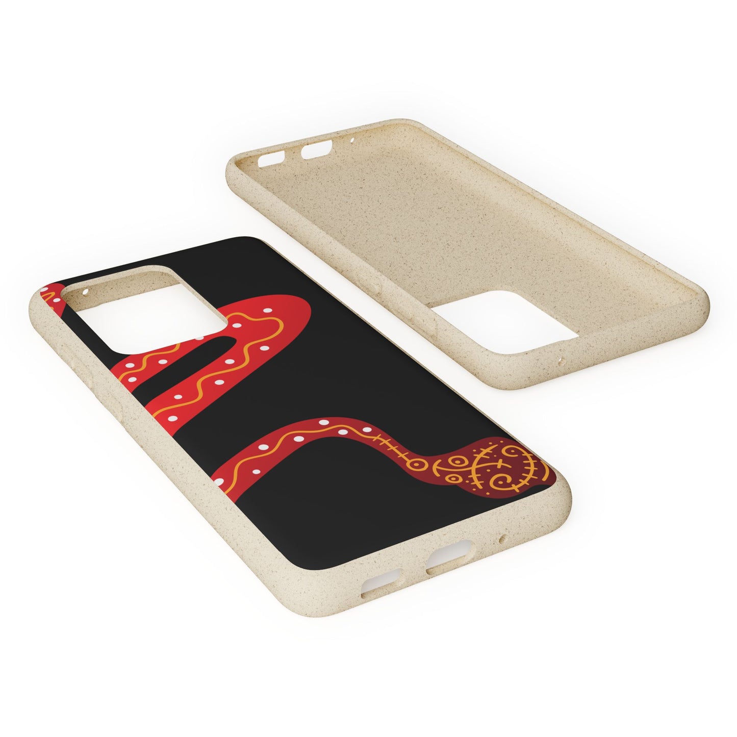 Funda de móvil biodegradable - Wiyu - "La serpiente emplumada" – Serie Amazonía