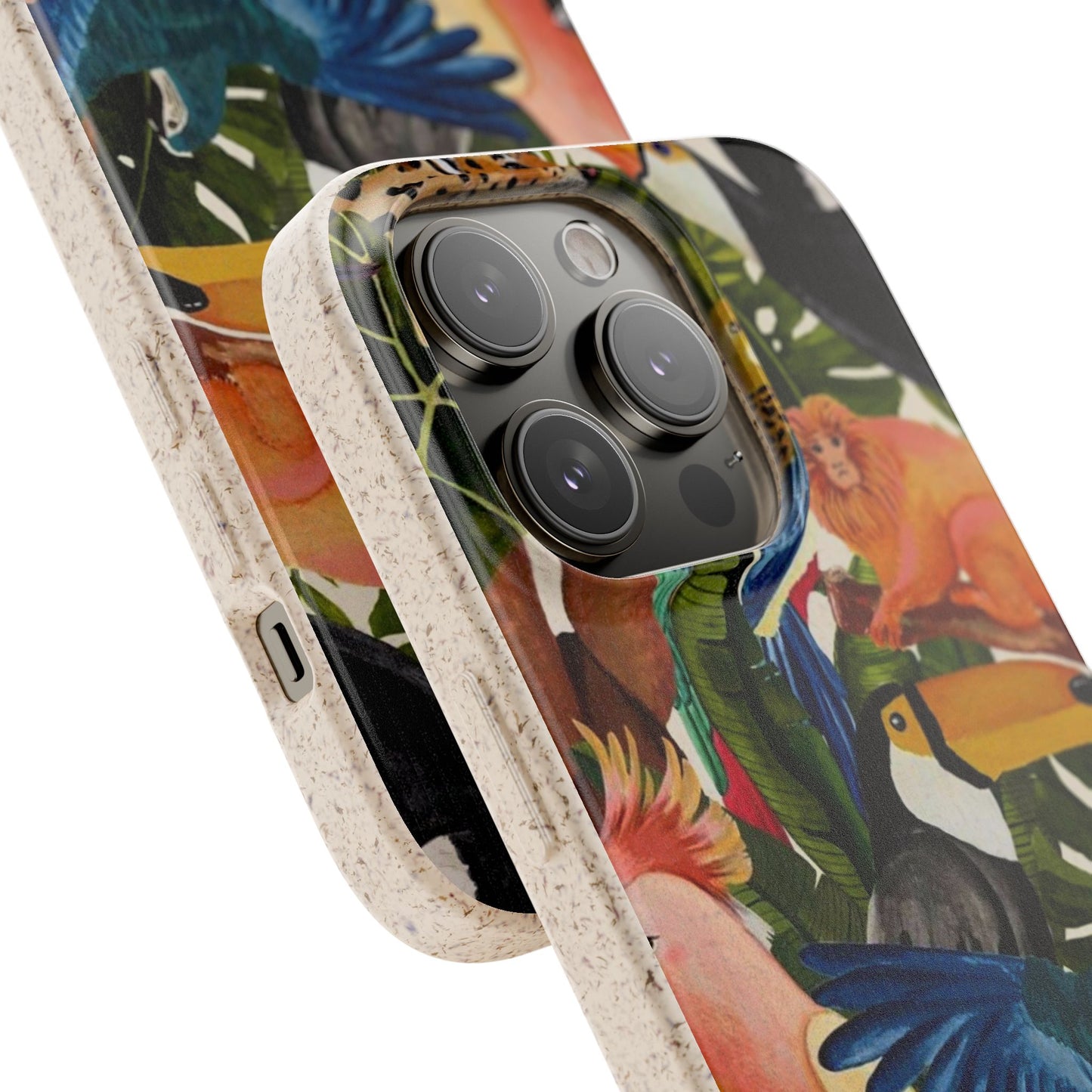 Funda Biodegradable | Pintura Aves de la Amazonía | iPhone y Samsung