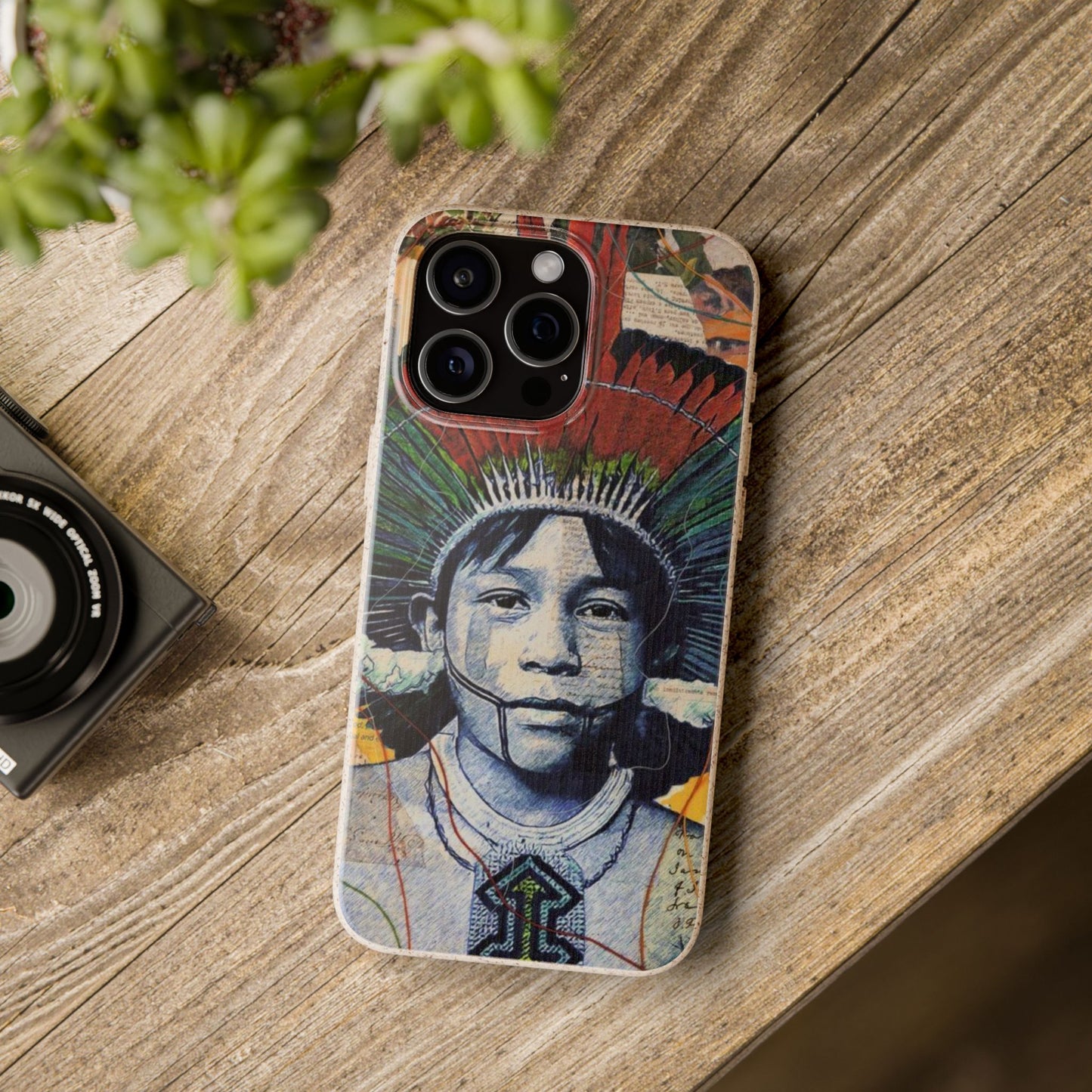 Fundas Biodegradables – collage de la Amazonía | Funda Ecológica para iPhone y Samsung
