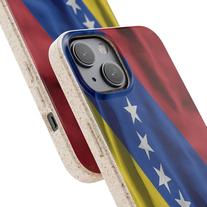 Funda Biodegradable | Bandera de Venezuela – 7 Estrellas | iPhone y Samsung