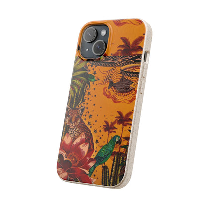 🌿 Fundas Biodegradables – Pintura de la Amazonía | Funda Ecológica para iPhone y Samsung