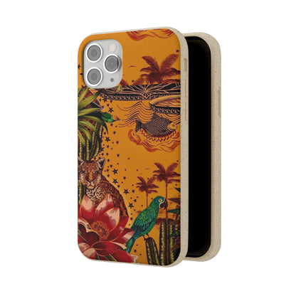 🌿 Fundas Biodegradables – Pintura de la Amazonía | Funda Ecológica para iPhone y Samsung
