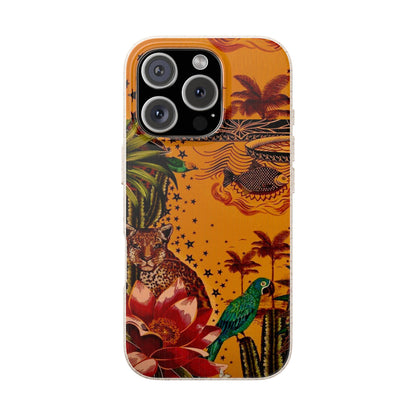 🌿 Fundas Biodegradables – Pintura de la Amazonía | Funda Ecológica para iPhone y Samsung
