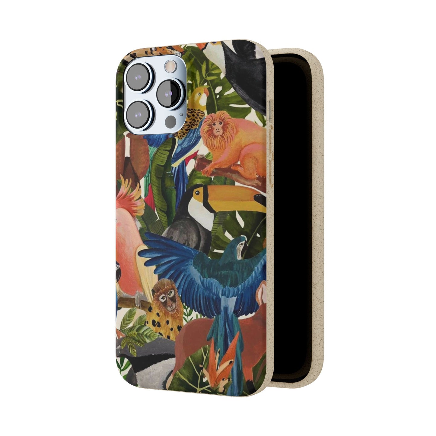 Funda Biodegradable | Pintura Aves de la Amazonía | iPhone y Samsung