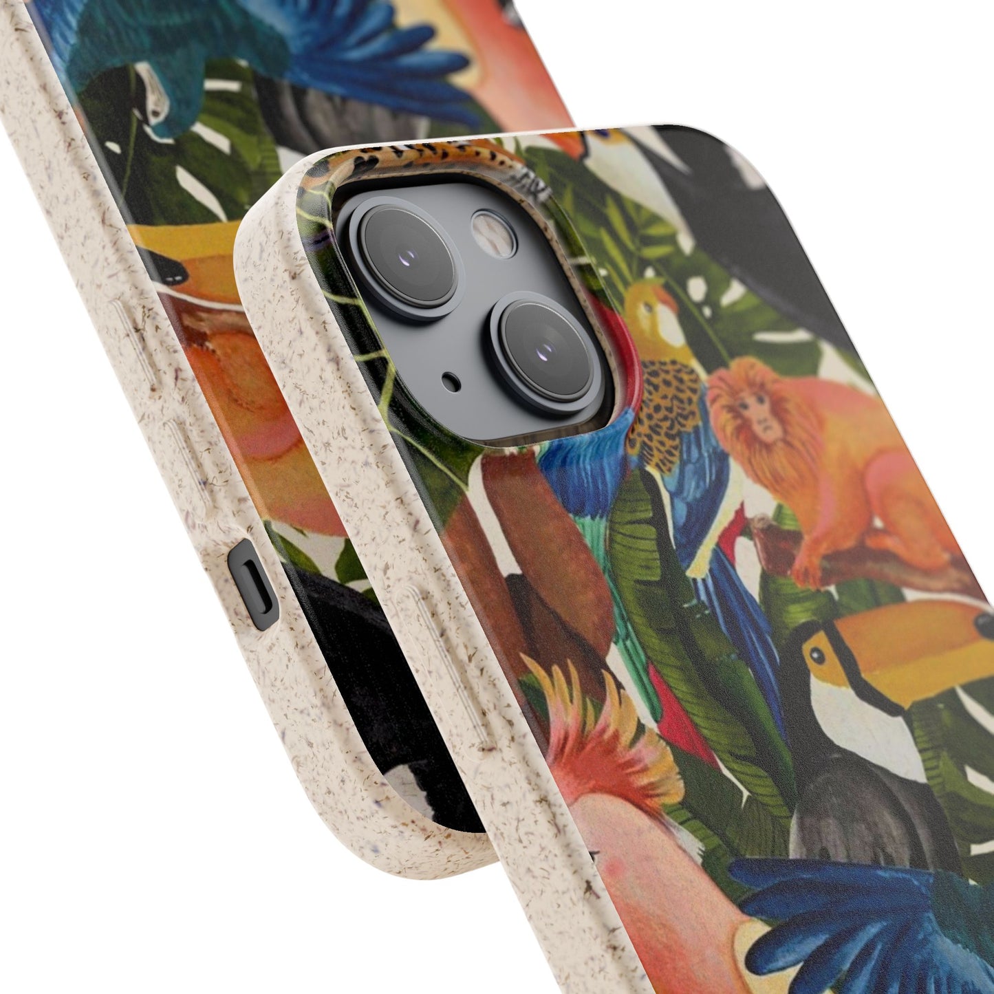 Funda Biodegradable | Pintura Aves de la Amazonía | iPhone y Samsung