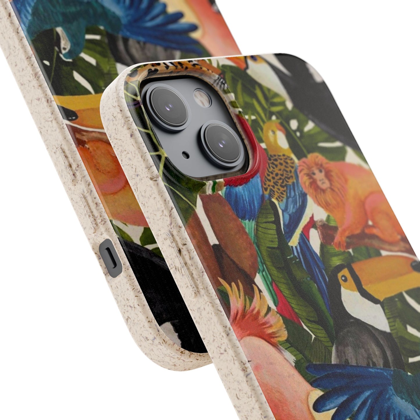 Funda Biodegradable | Pintura Aves de la Amazonía | iPhone y Samsung