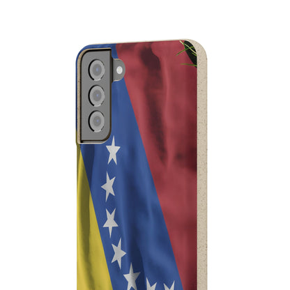 Funda Biodegradable | Bandera de Venezuela – 7 Estrellas | iPhone y Samsung