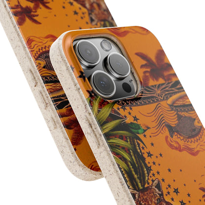 🌿 Fundas Biodegradables – Pintura de la Amazonía | Funda Ecológica para iPhone y Samsung