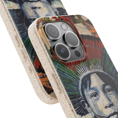 Fundas Biodegradables – collage de la Amazonía | Funda Ecológica para iPhone y Samsung