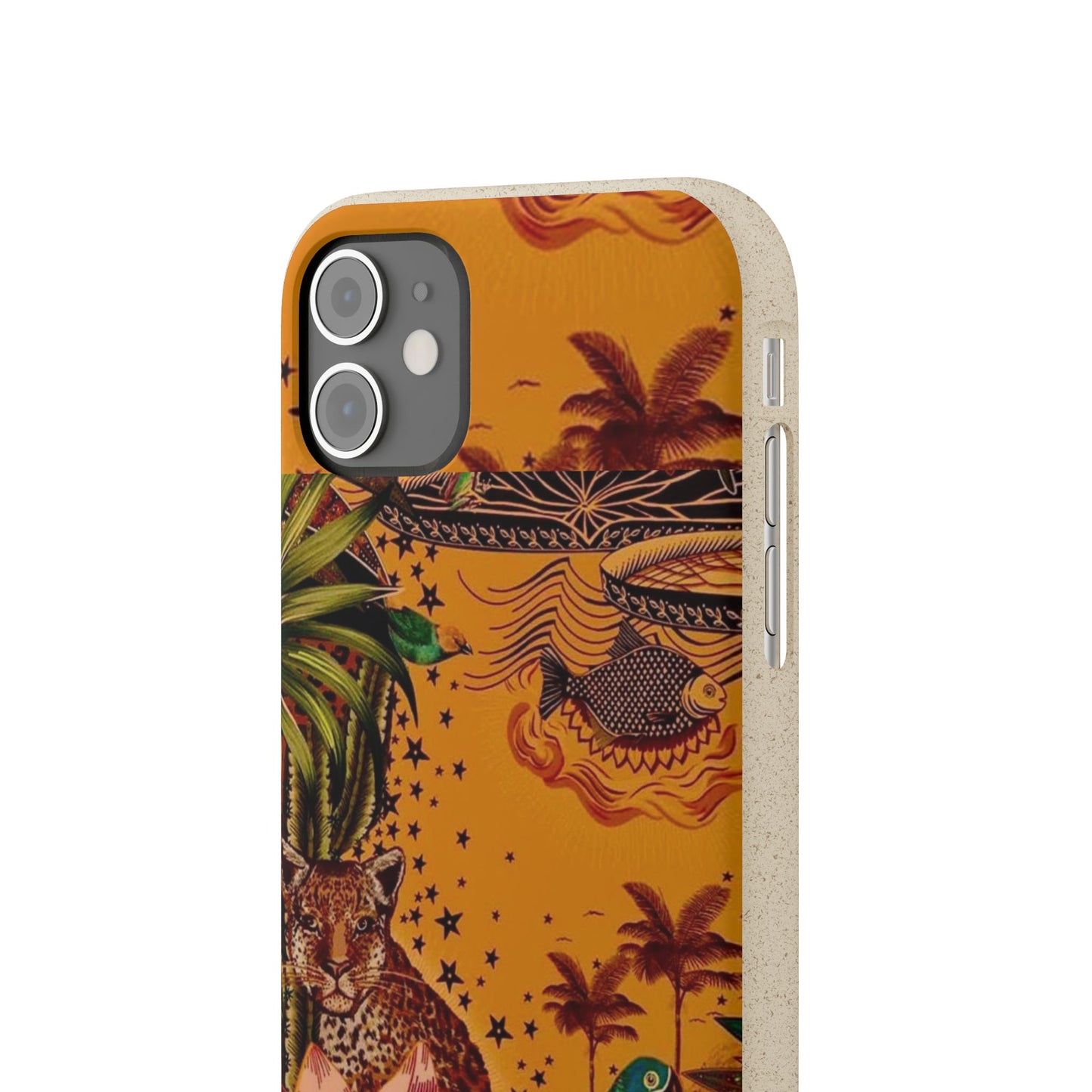 🌿 Fundas Biodegradables – Pintura de la Amazonía | Funda Ecológica para iPhone y Samsung
