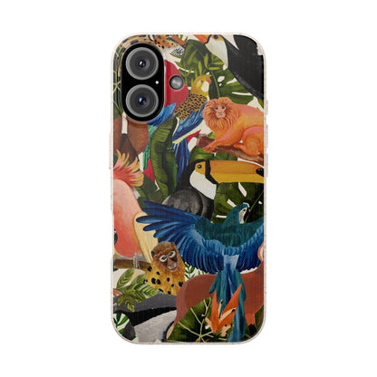 Funda Biodegradable | Pintura Aves de la Amazonía | iPhone y Samsung